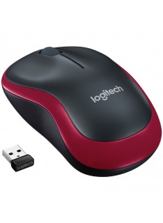 LOGITECH WIRELESS MOUSE M185 -RED