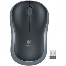 LOGITECH WIRELESS MOUSE M185 -Gris