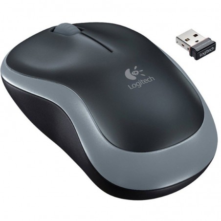 LOGITECH WIRELESS MOUSE M185 -Gris