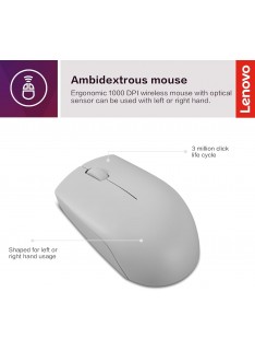 LENOVO 300 WIRELESS COMPACT (ARCTIC GREY)