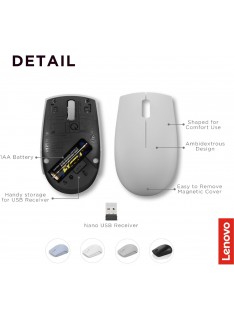 LENOVO 300 WIRELESS COMPACT (ARCTIC GREY)