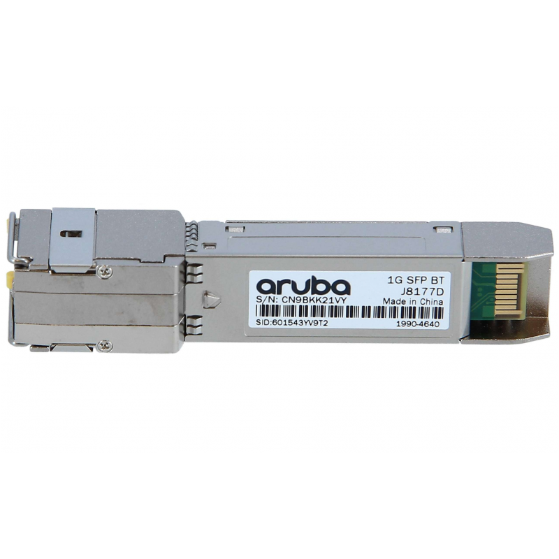 Aruba 1G SFP RJ45 T 100m Cat5e XCVR (J8177D)