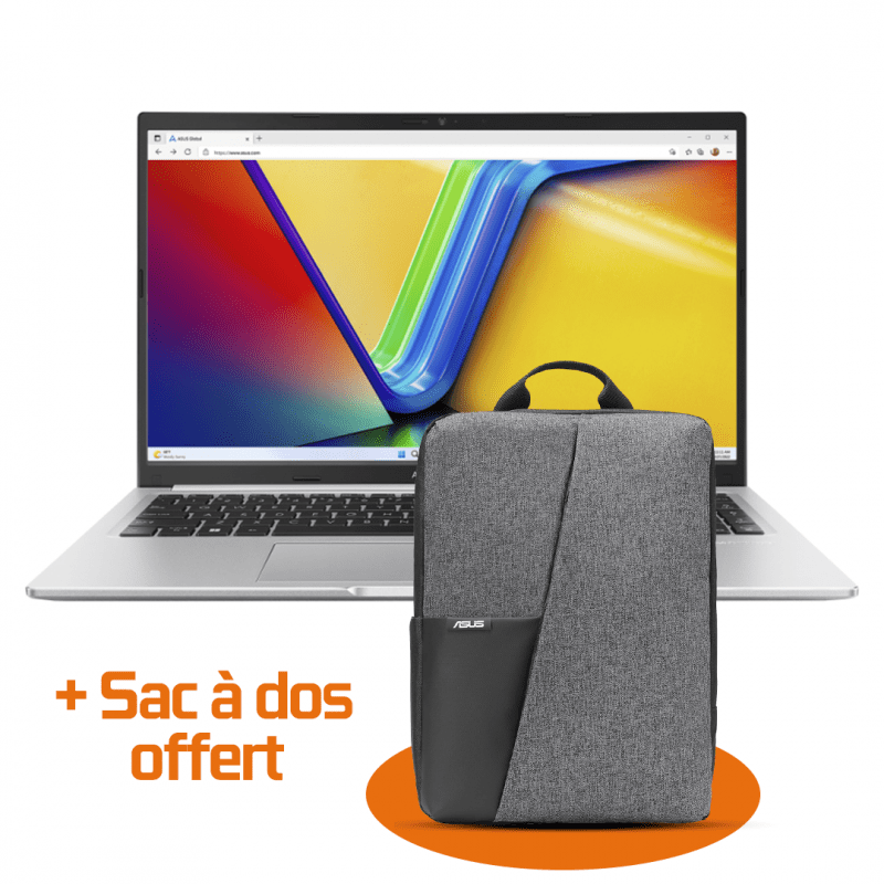 ASUS X1502ZA | CORE I3-1215U | 4 GB | 256GB SSD + SAC A DOS tunisie