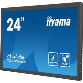 Ecran Tactile Iiyama ProLite 23.8" FHD, Webcam Intégrée