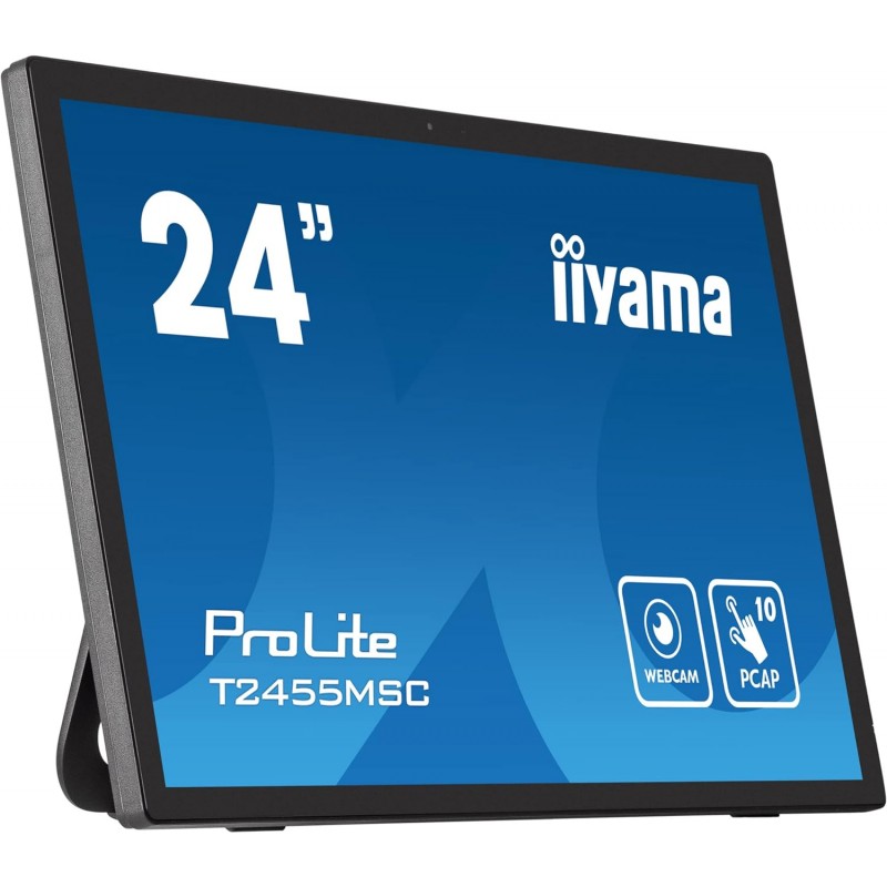 Ecran Tactile Iiyama ProLite 23.8" FHD, Webcam Intégrée