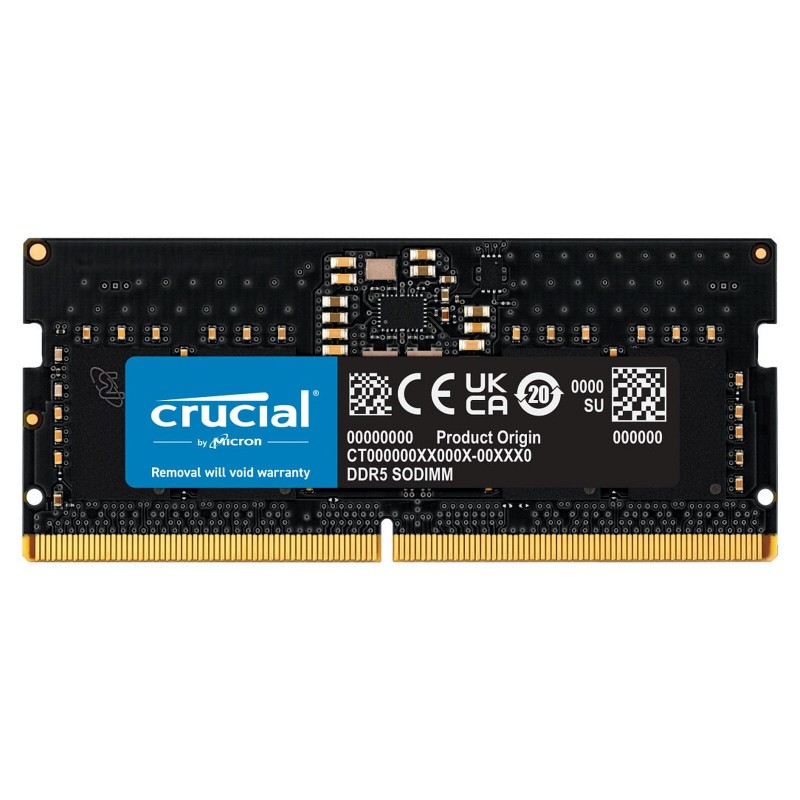 CRUCIAL 8GB SODIMM DDR5 - 4800MHZ